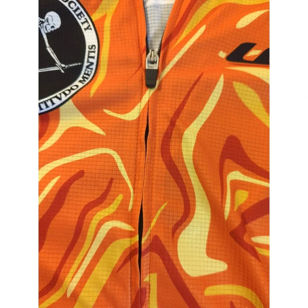 Louis Garneau Cycling Jersey Women M Full Zip The Endurance Society Skeletons - Picture 5 of 12
